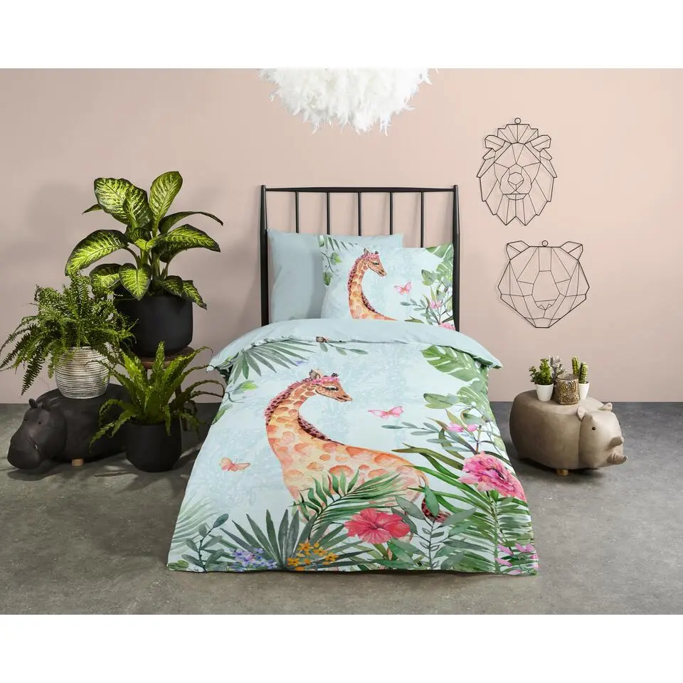 Good Morning Kinderdekbedovertrek Giraf