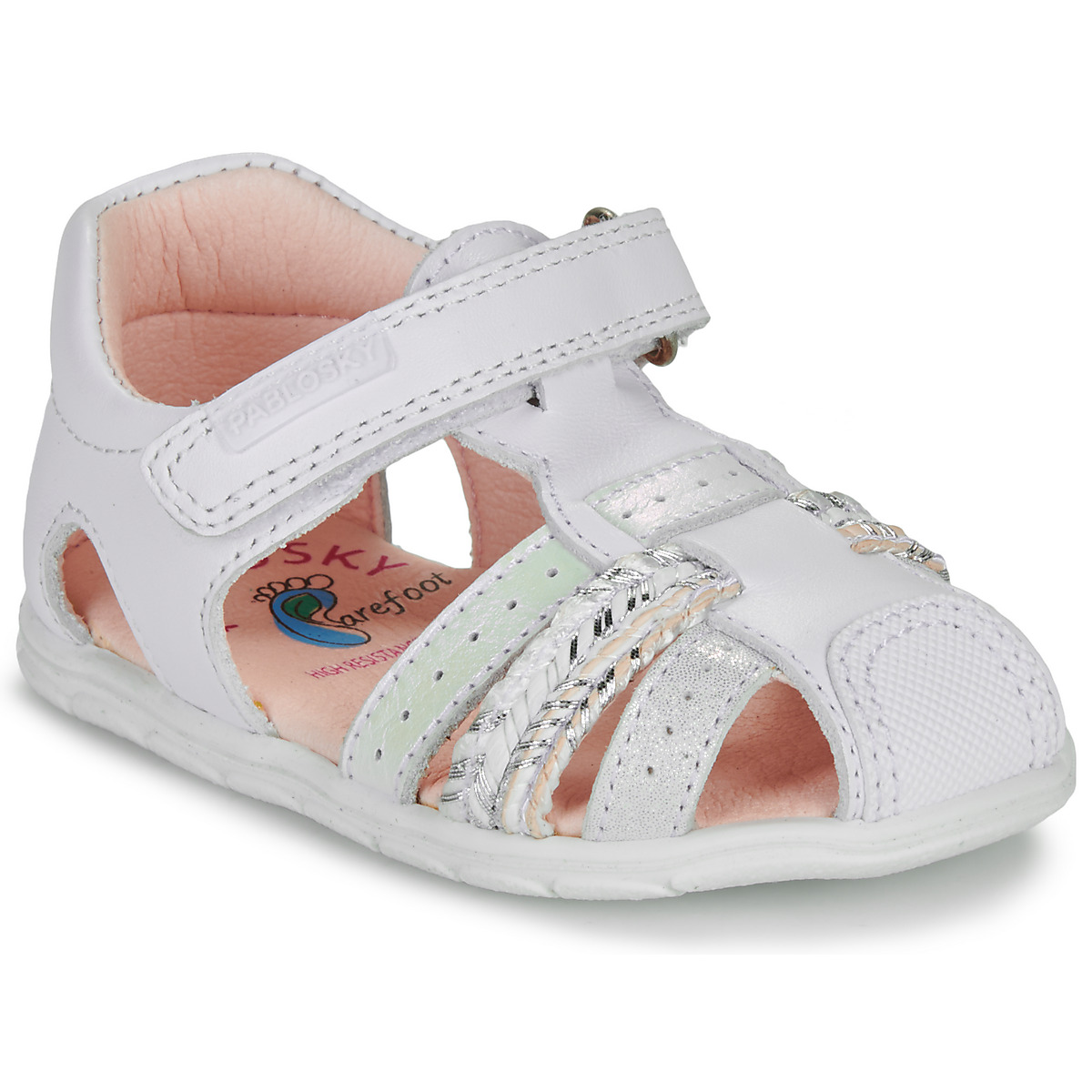 Pablosky - ZIG - White / Pink