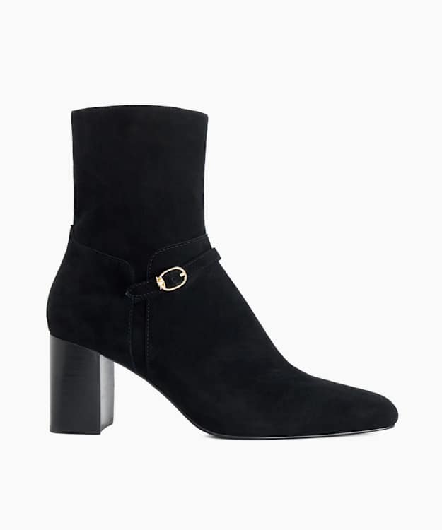 Ollen Black - Heeled Ankle Boots