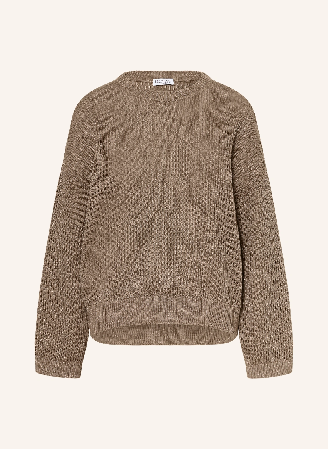 BRUNELLO CUCINELLI Pullover mit Glitzergarn