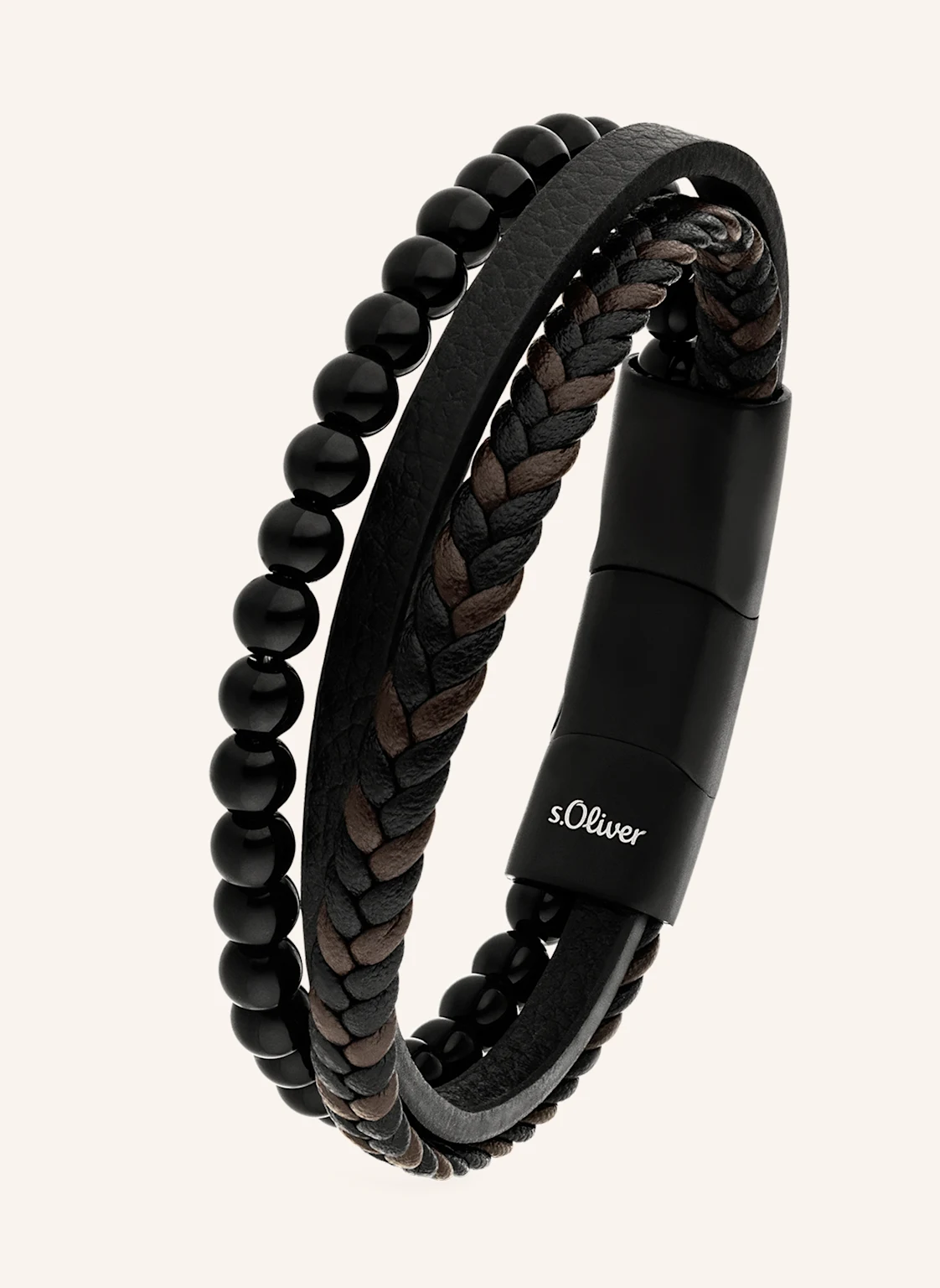 s.Oliver Armband aus Echtleder