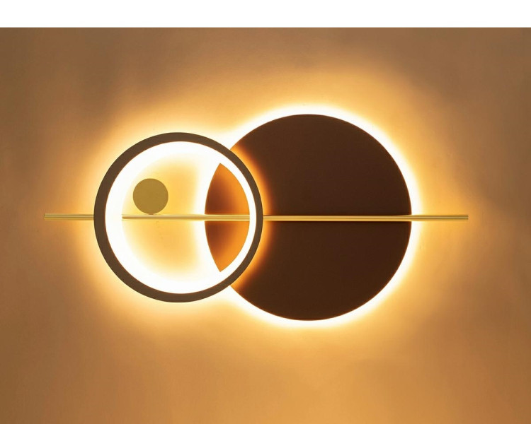 MOOSEE lampa ścienna MOONS złota