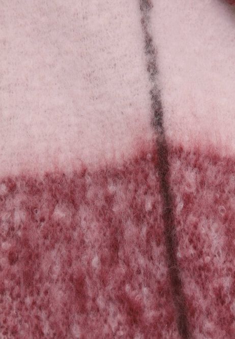 Womens Pink Check Scarf