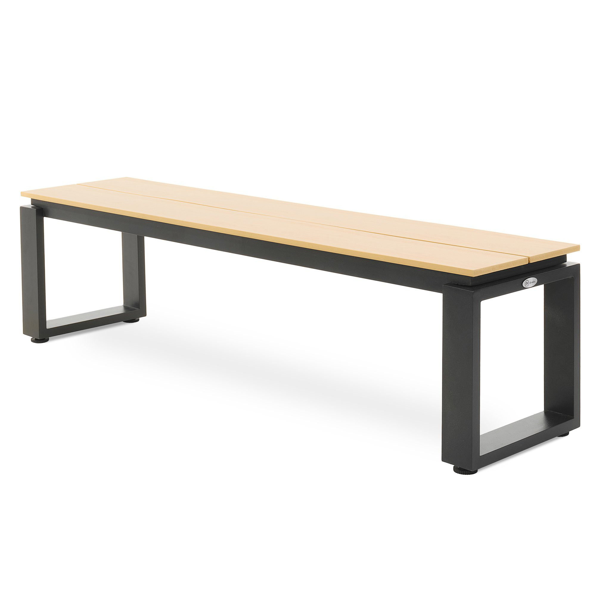 Ławka ogrodowa aluminiowa di volio 160cm Pisa beżowa