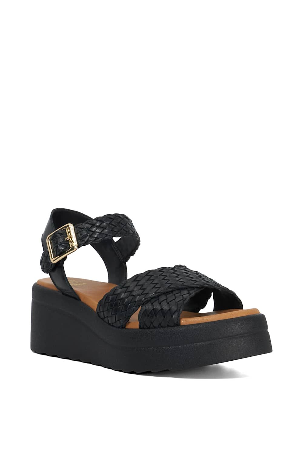 Dune London Kinleys' Leather Wedges