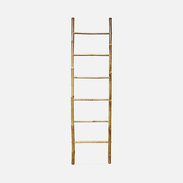 Echelle décorative. Fidji. 6 montants en bambou. L 49/52 x P 3 x H 190cm