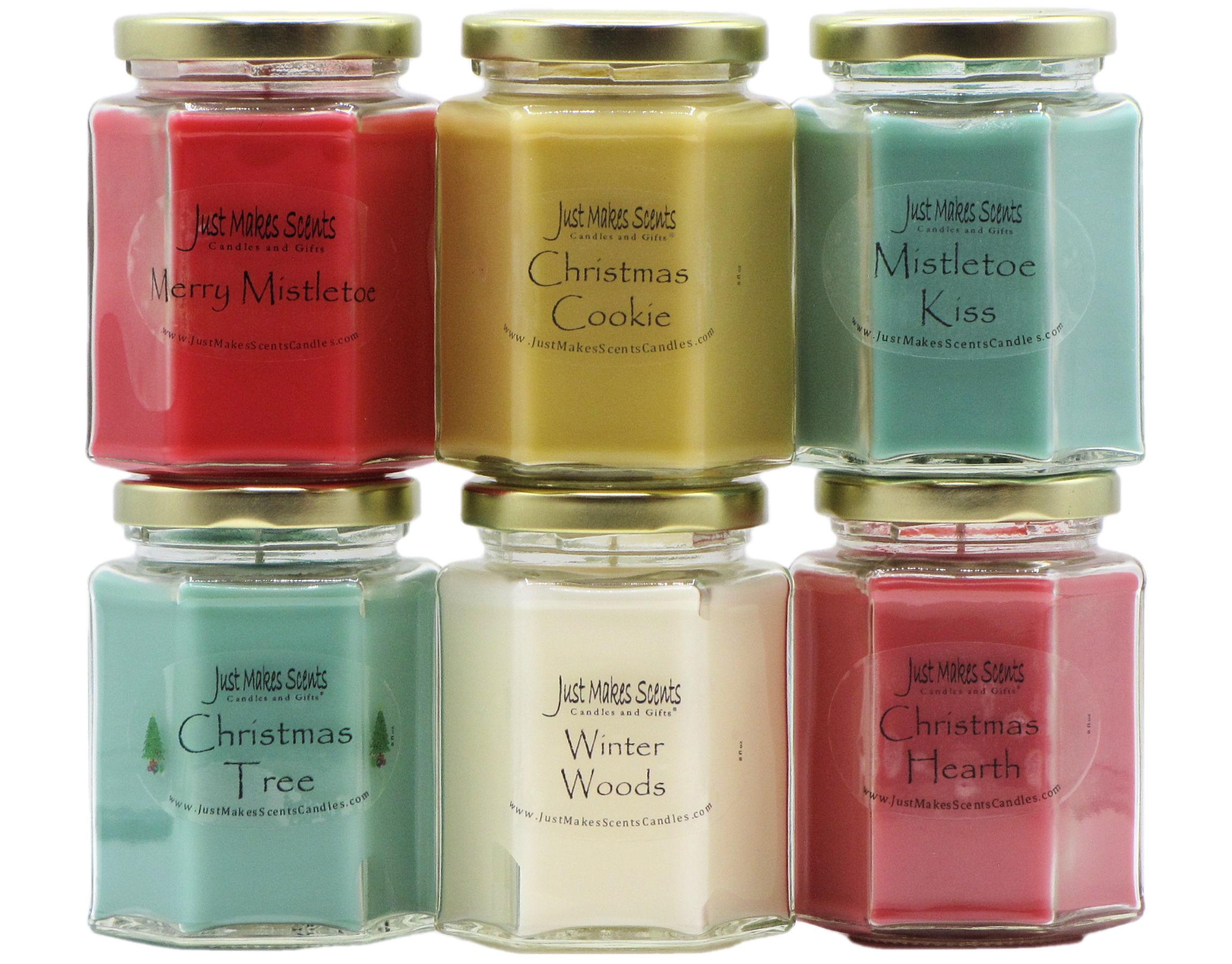 Multi-Scent Value Pack: 6 Homemade Blended Soy Candles with Free Shipping - Over 100 Fragrances to Choose From - Scented Soy Blend Candles