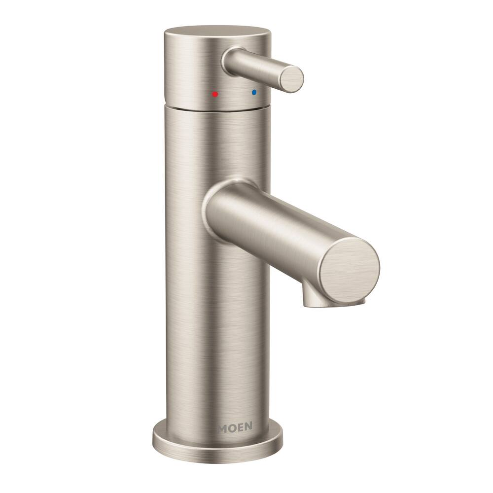 Moen® Align Single Handle High Arc Single Hole Bathroom Sink Faucet, Brushed Nickel