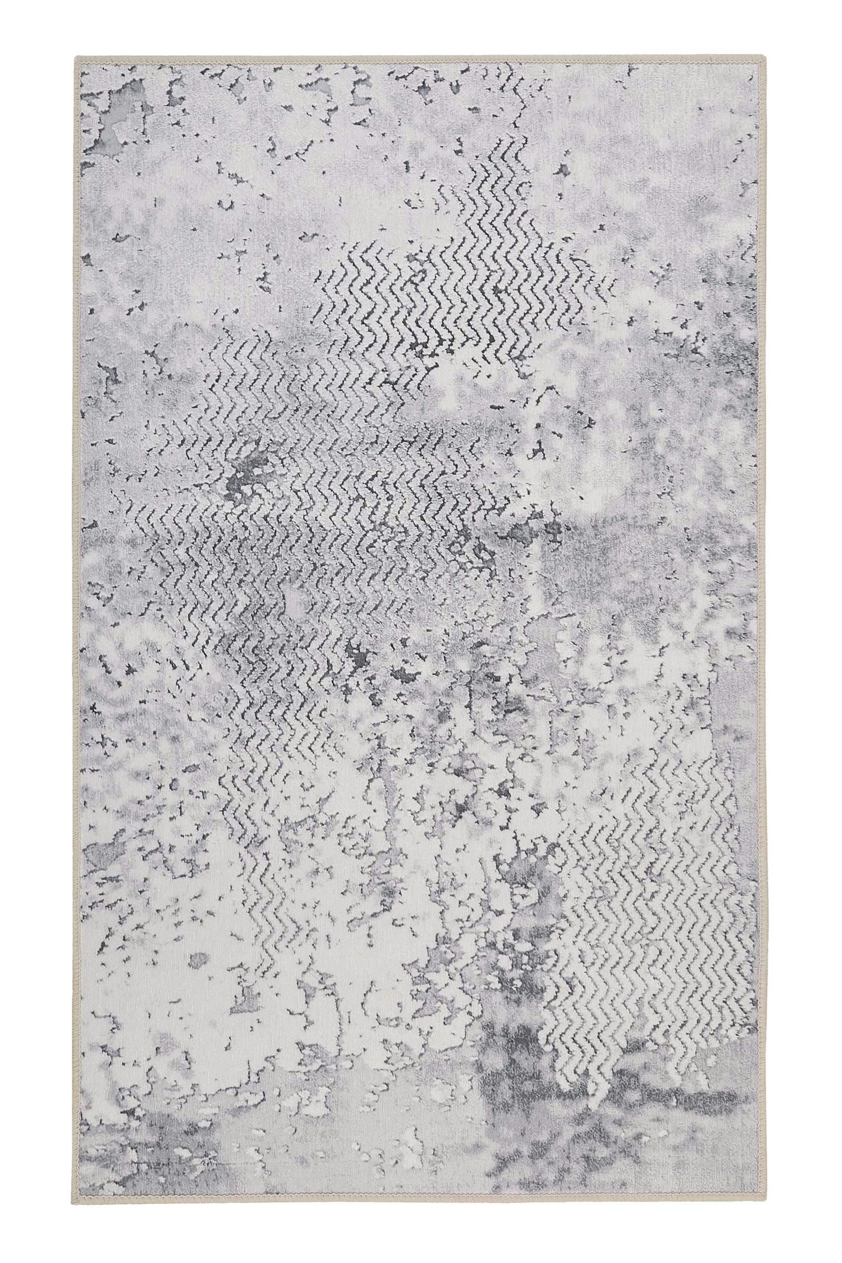 ROOM 9 - Tapis de bain vintage tons de gris 70x120