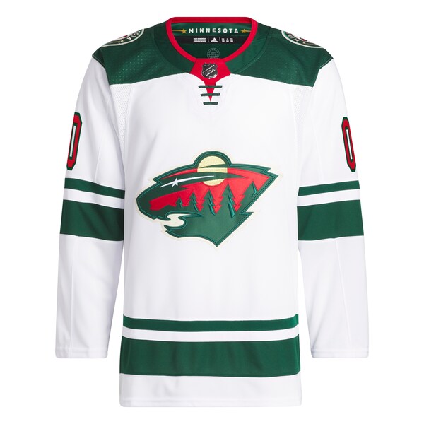 Minnesota Wild adidas  Away  Primegreen Authentic Custom Jersey - White