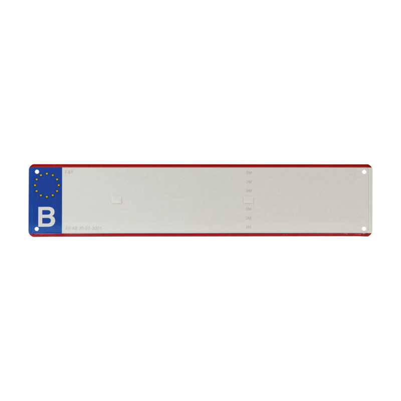 Plaque d'immatriculation belge vierge CARPOINT