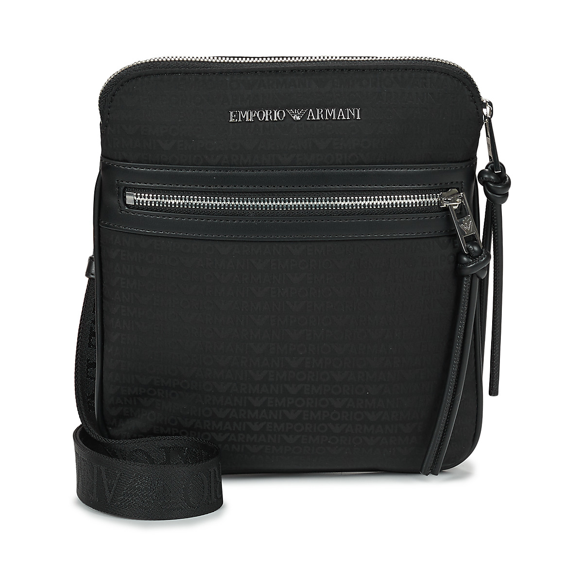 Emporio Armani - MONOGRAM CROSSBODY - Black