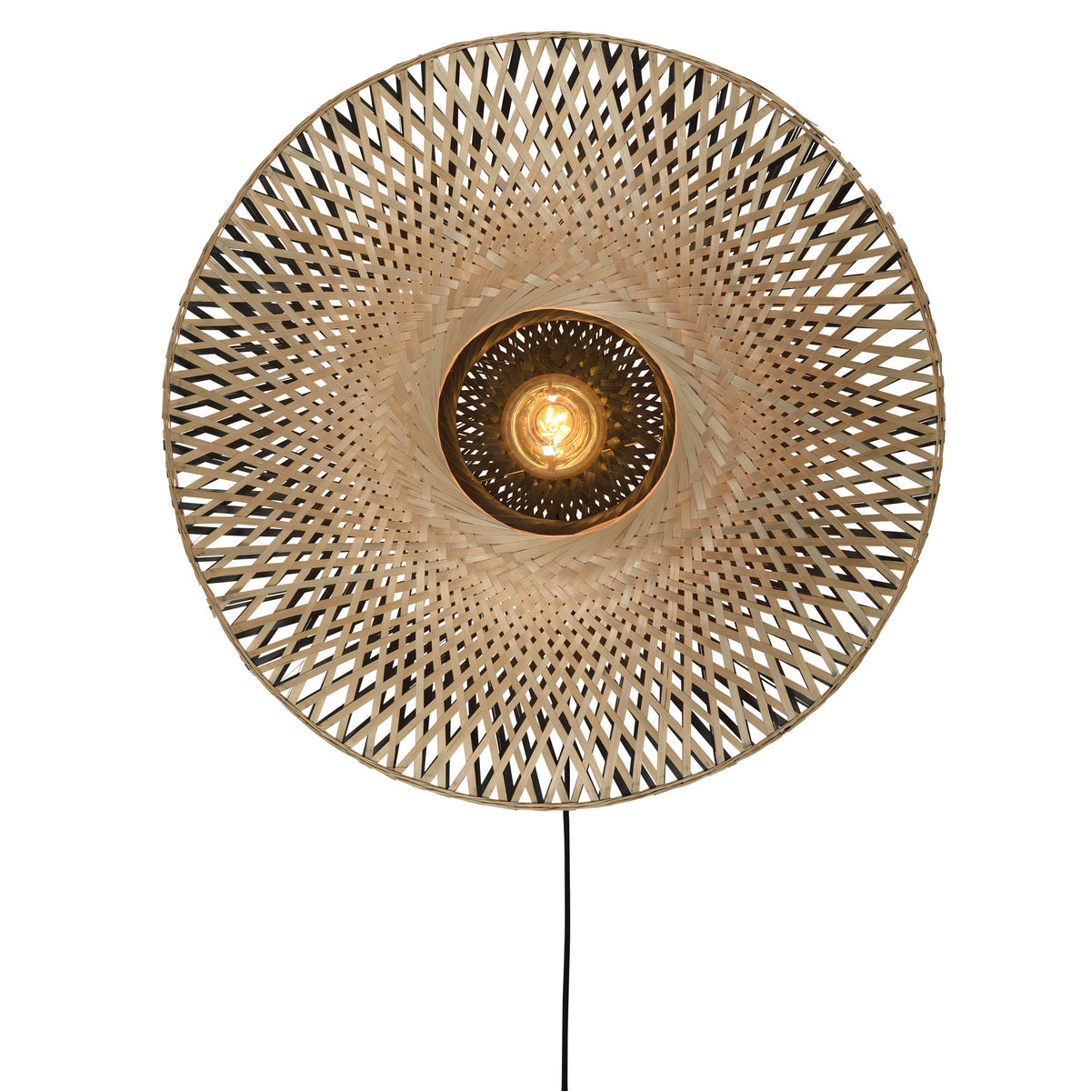 GOOD&MOJO hanglamp Kalimantan - bruin - Ø44cm