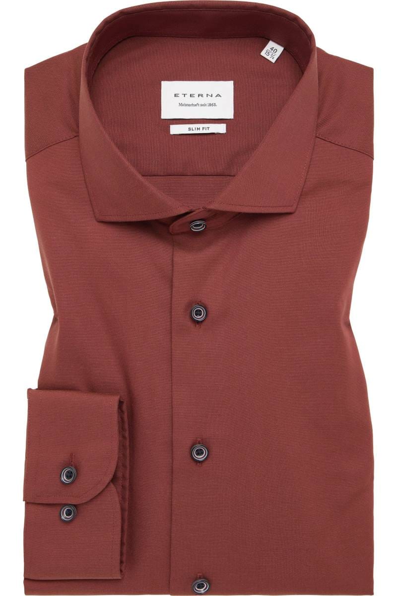 ETERNA Slim Fit Hemd mehrfarbig, Einfarbig