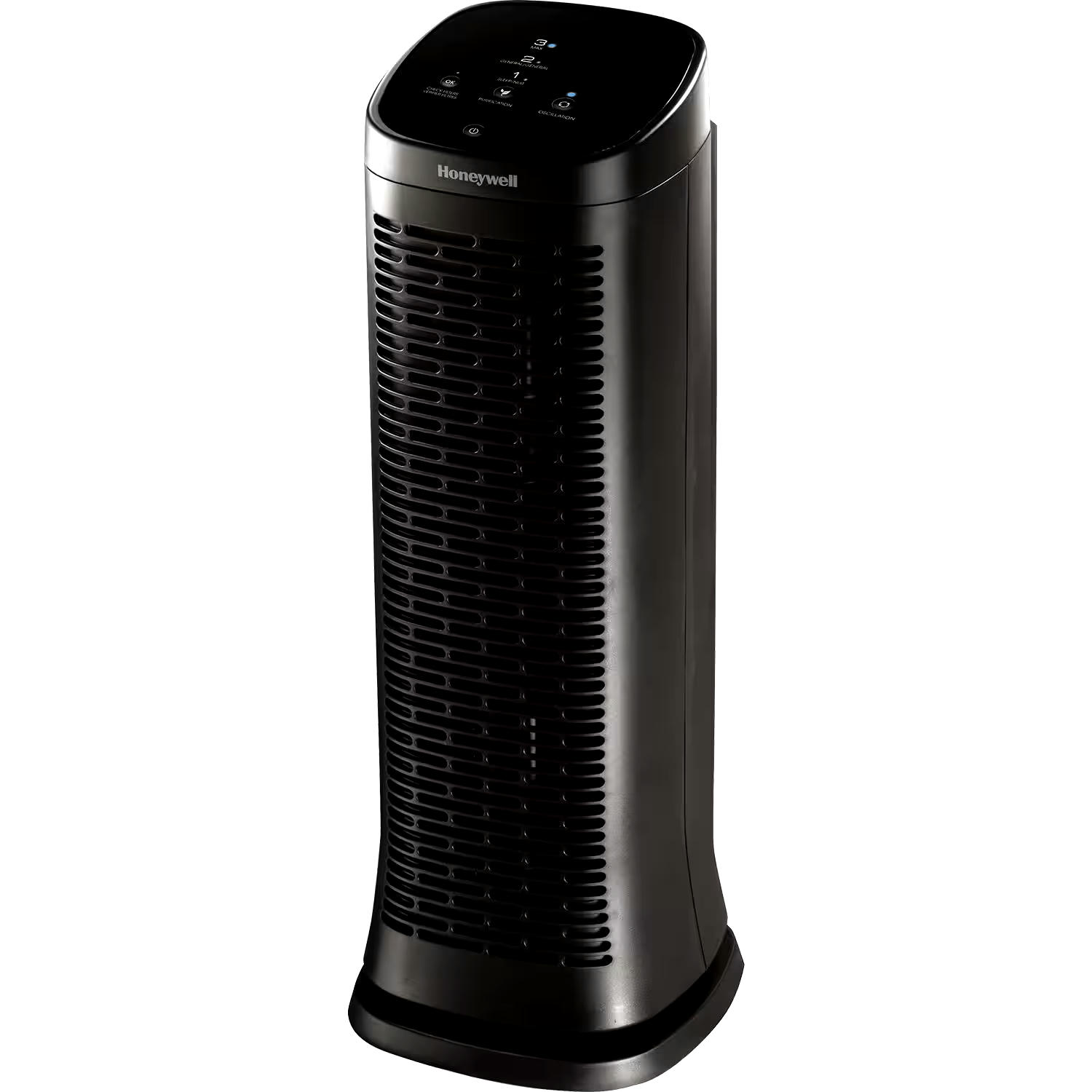 Honeywell HFD303C AirGenius 3 Permanent Filter Air Purifier, Removes Allergens & Odours, Black, Medium-Large Room