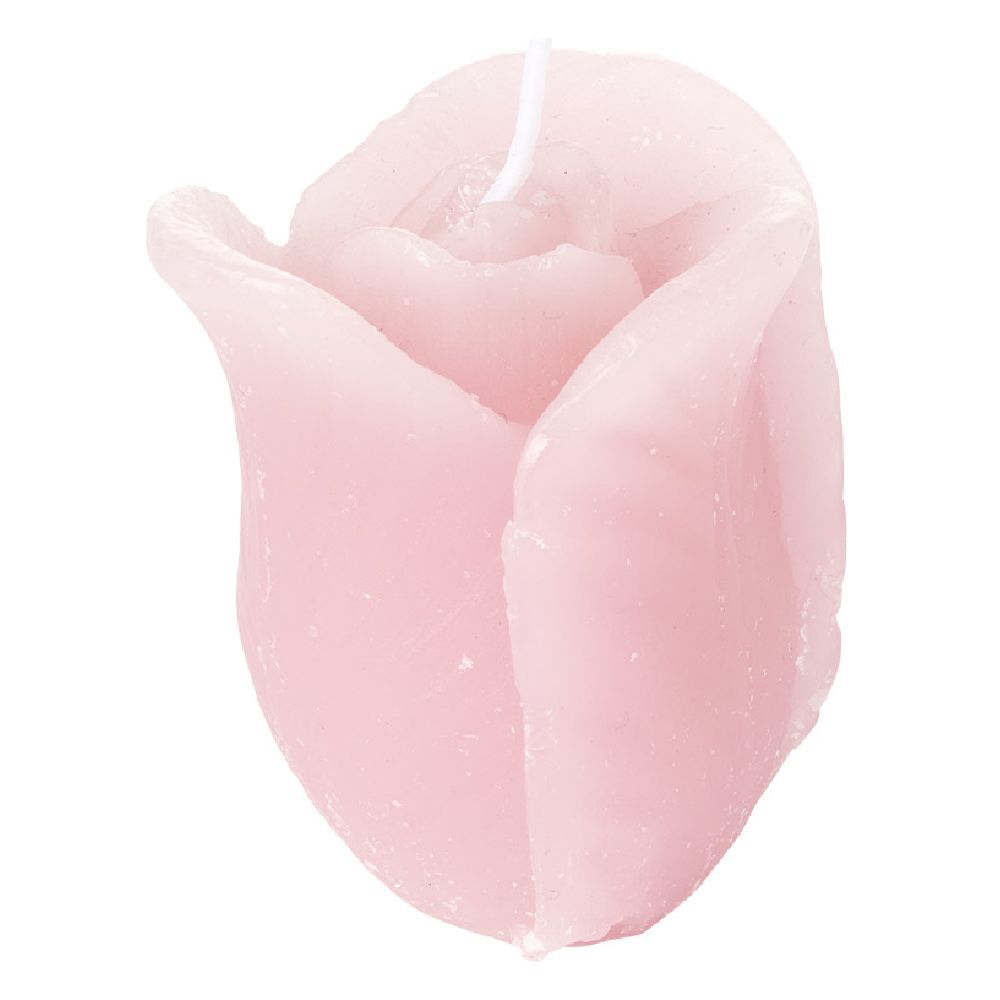 Bougie en forme de rose H6 cm