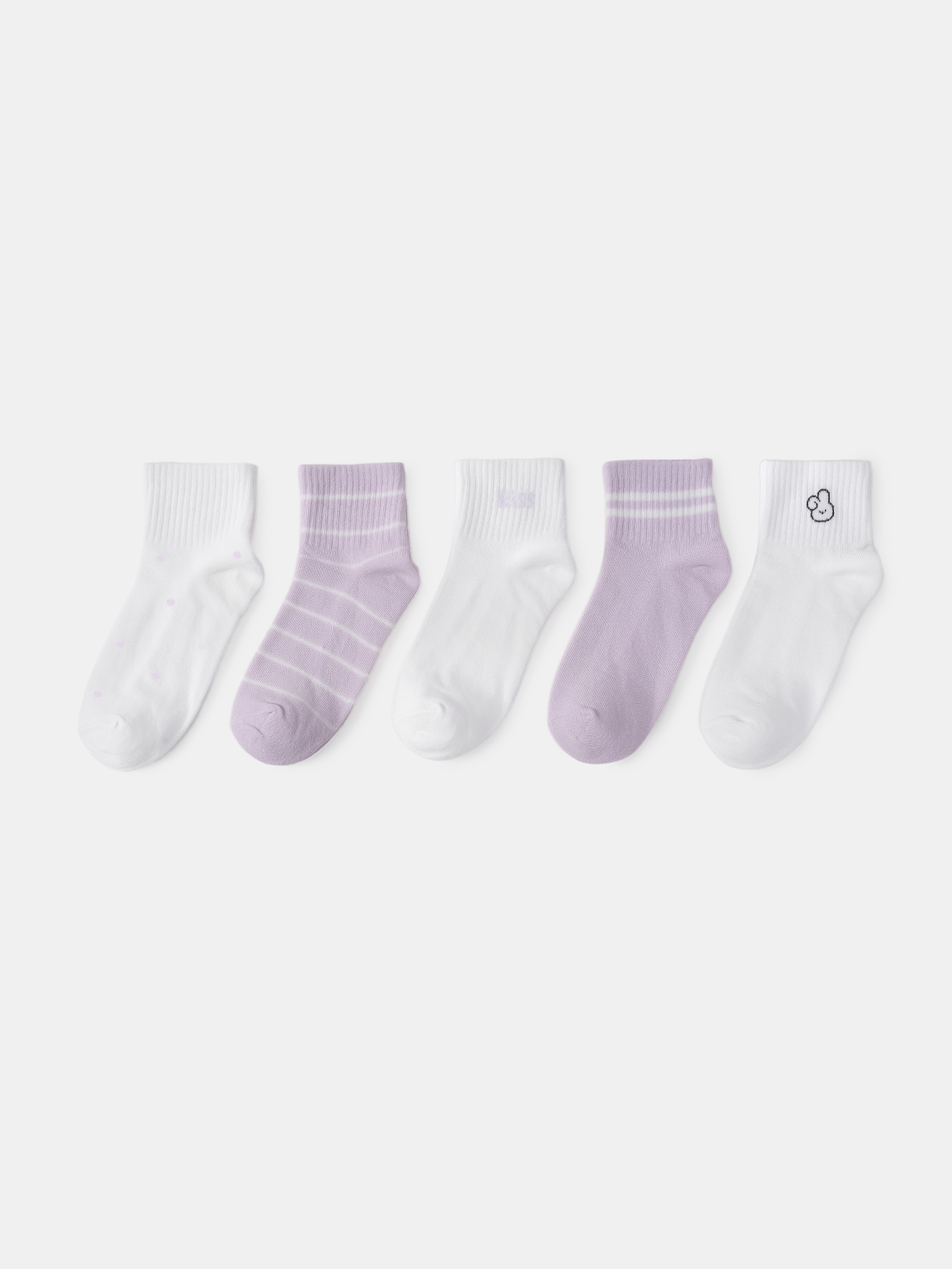 Prążkowane skarpetki 5 pack