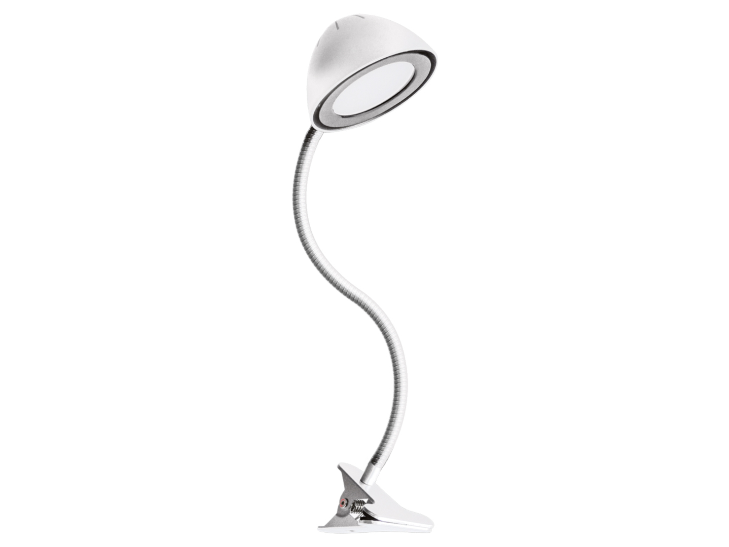 Lampka biurkowa Roni LED stalowa biała