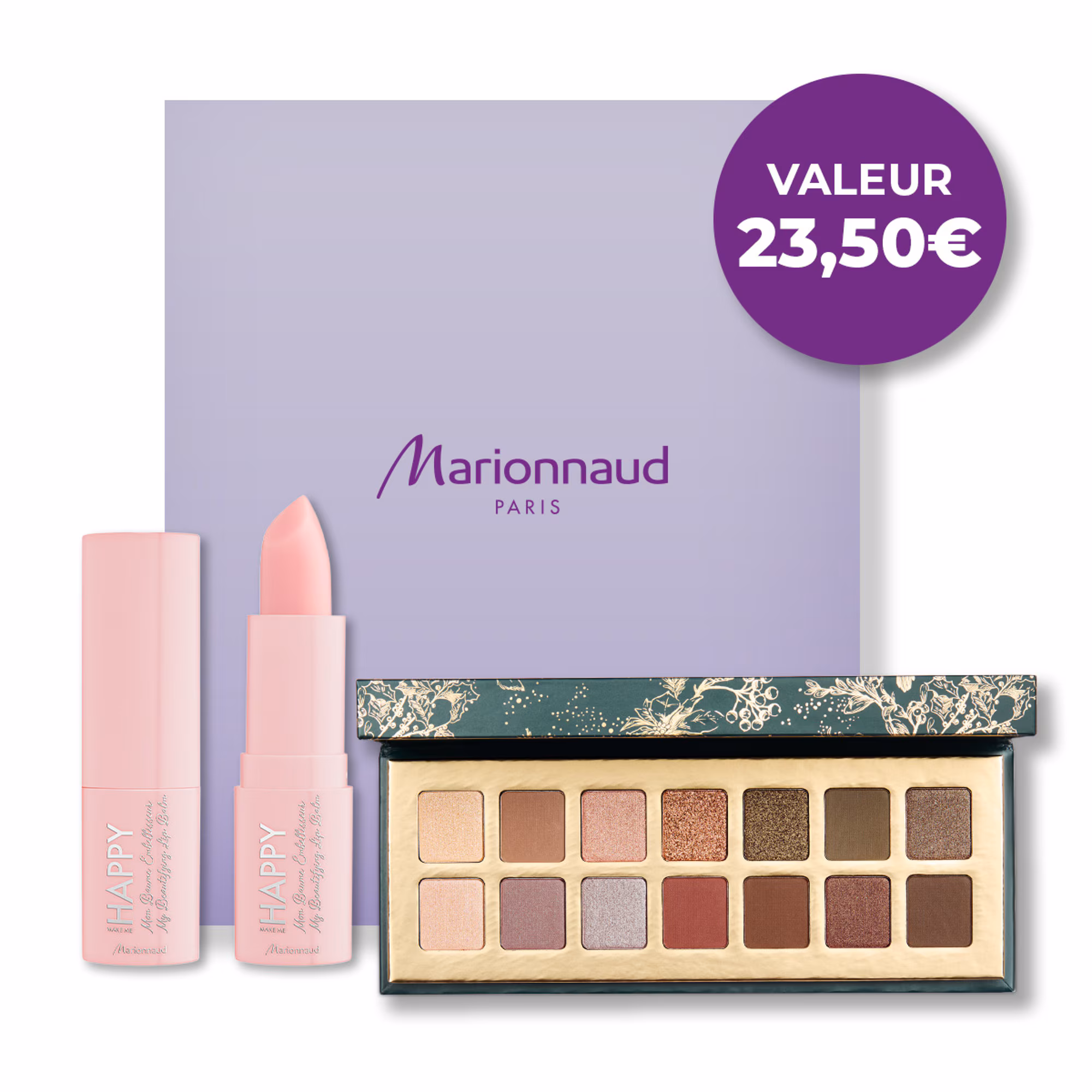 LES IDÉES CADEAUXPochette maquillage yeux et lèvres - petite