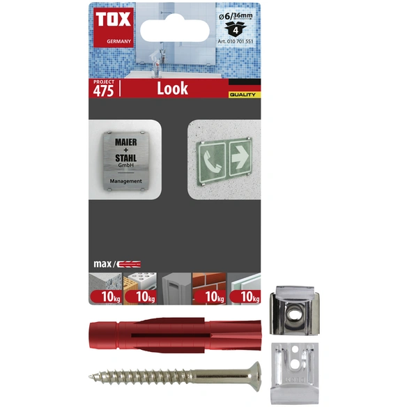 Allzweckdübel, 4,0 mm, 4 Stück Stück
