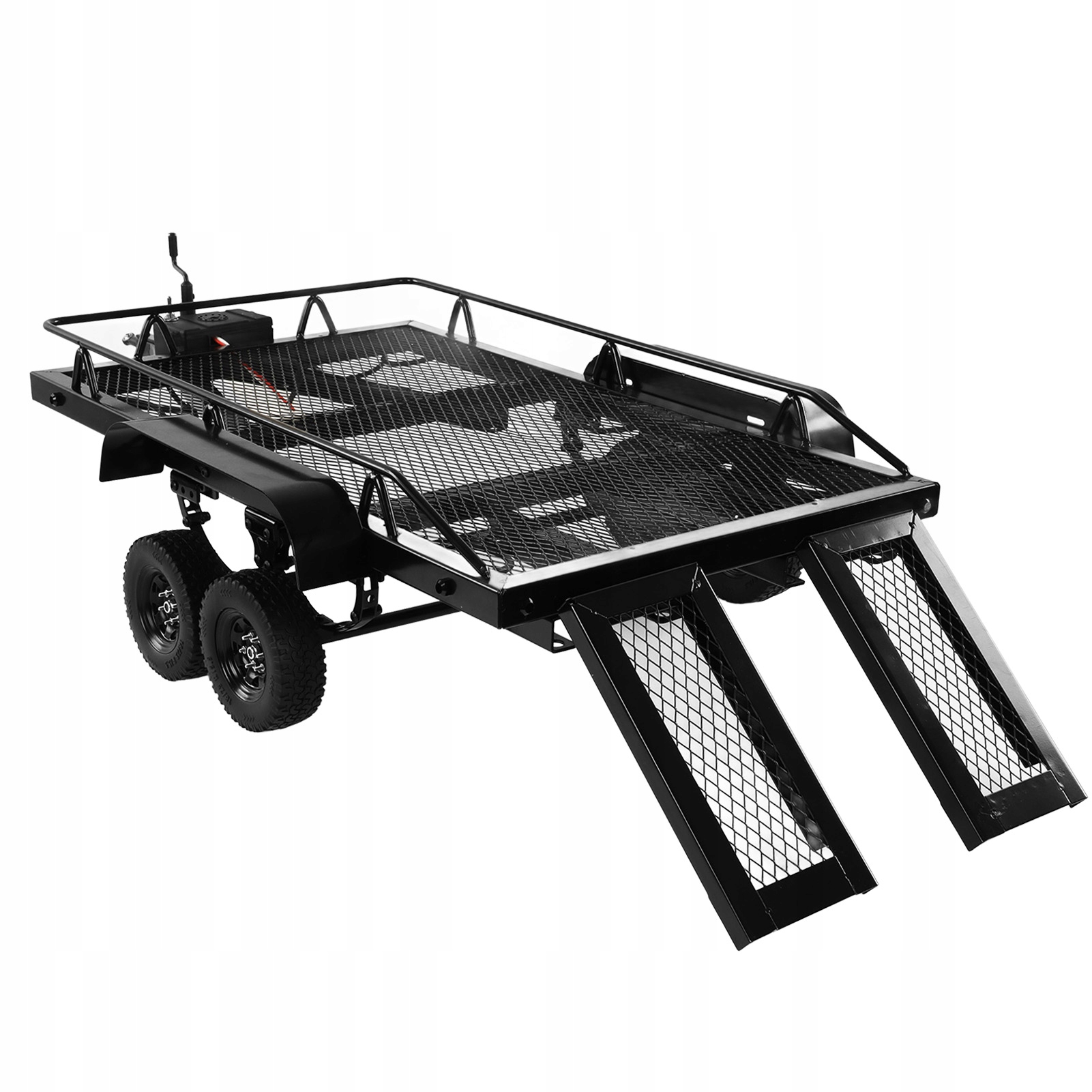 1/10 RC Przyczepa ciężka metalowa przyczepa RC dla traxxas dla NQ