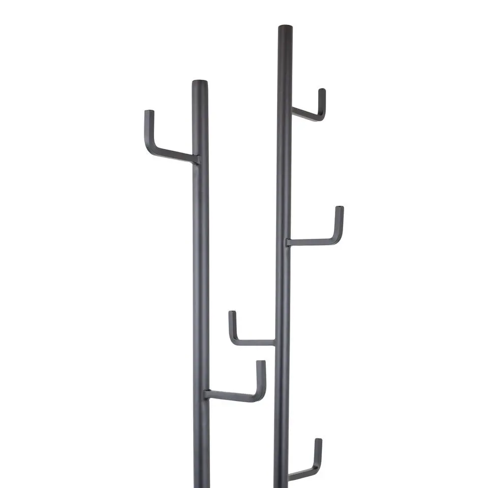 LOFT42 Jake staande kapstok - Zwart - Metaal - 176x29x29