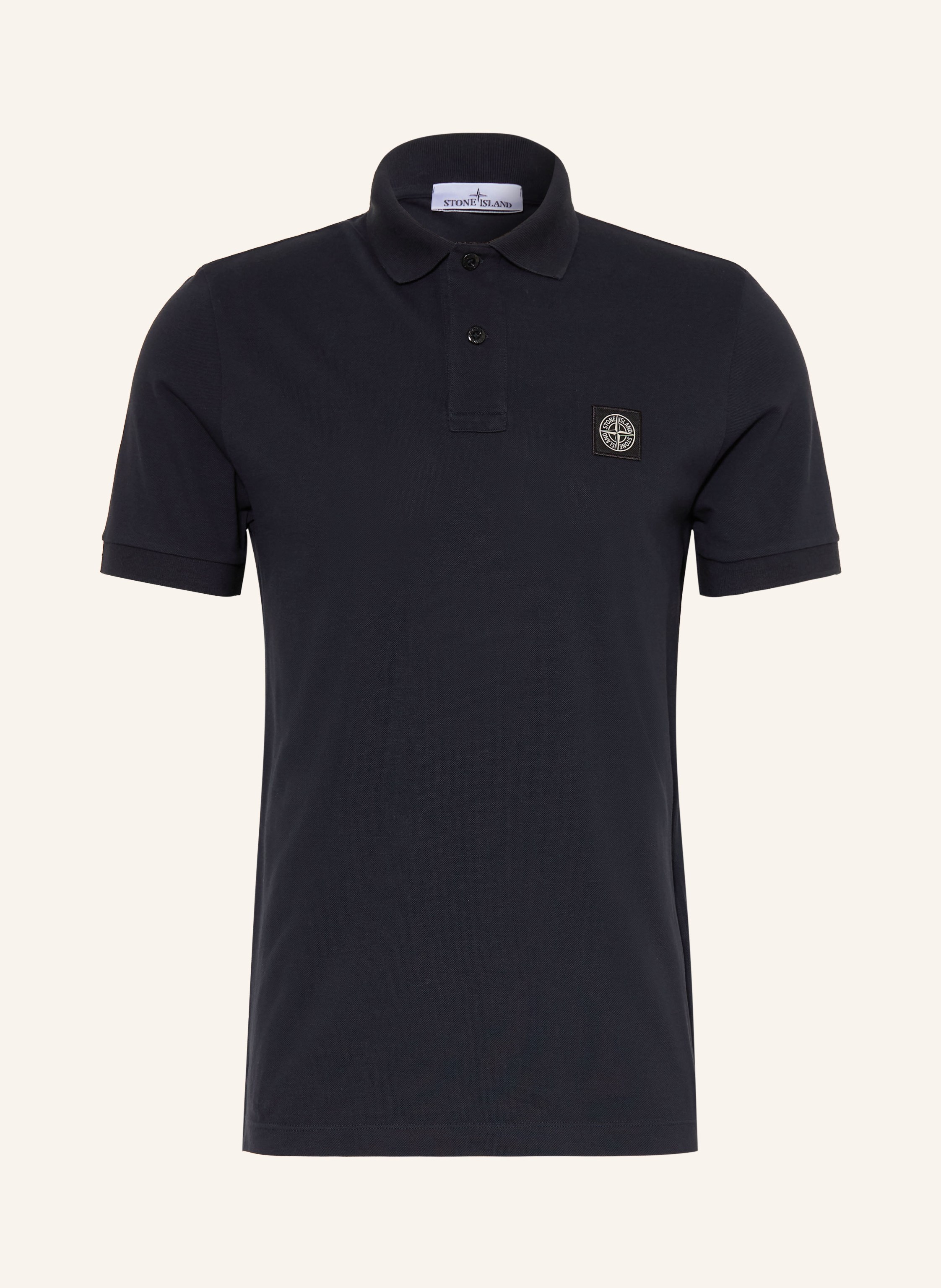 STONE ISLAND Piqué-Poloshirt Slim Fit