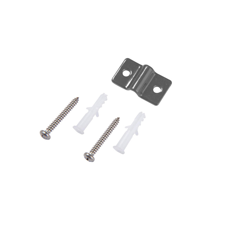 Attache mur pour panneau de treillis anthracite 4 pièces GIARDINO