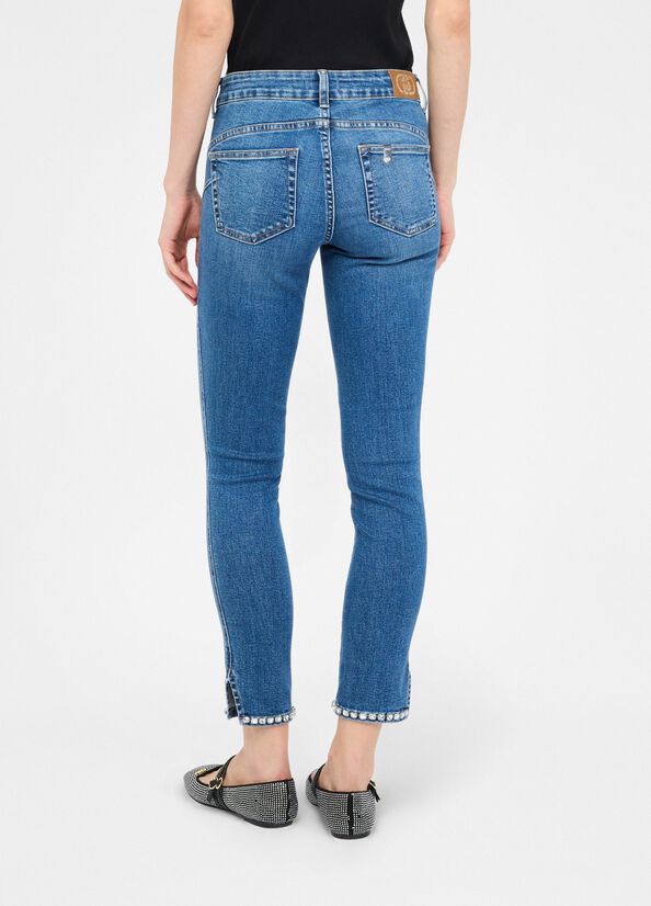 Jeans skinny bottom up