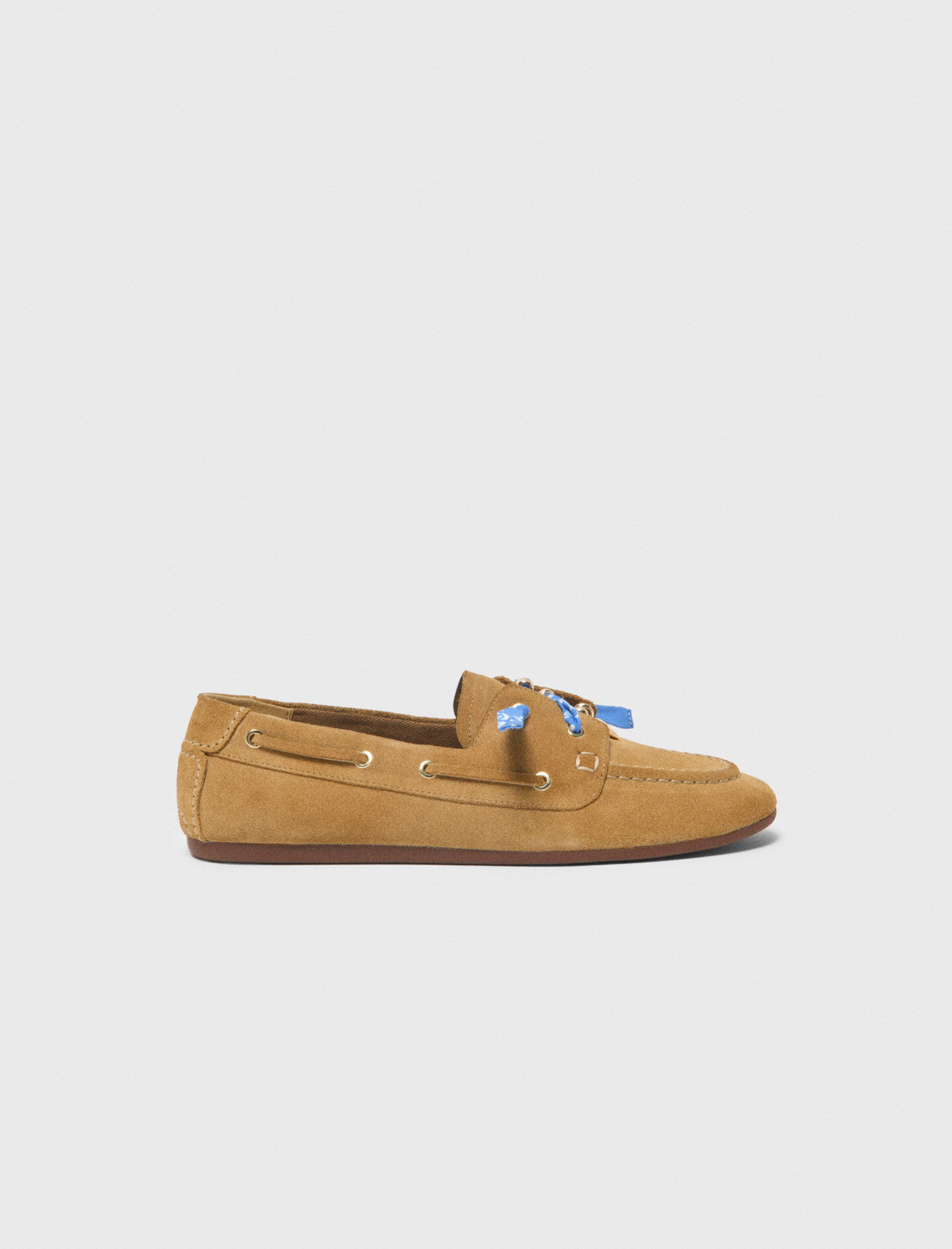 Mocassin bateau en suède