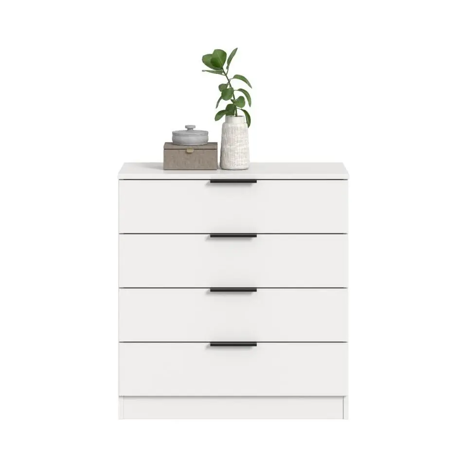 Hioshop Kopenhagen kommode 4 laden wit