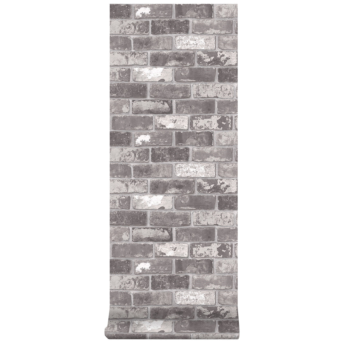 vtwonen Vliesbehang - Bricks Grey - Grijs - 10mx53cm