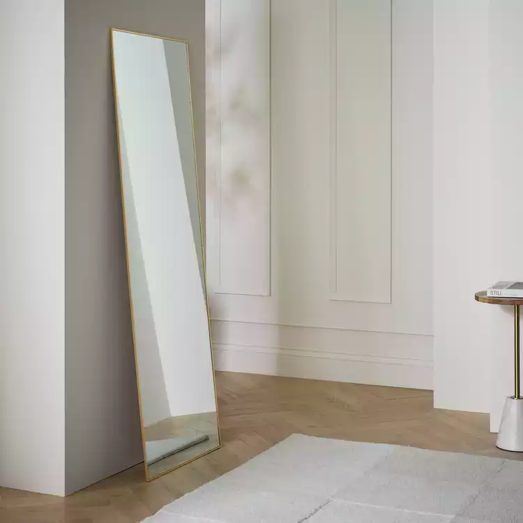 Habitat Gold Full Length Wall Mirror - 150x50cm