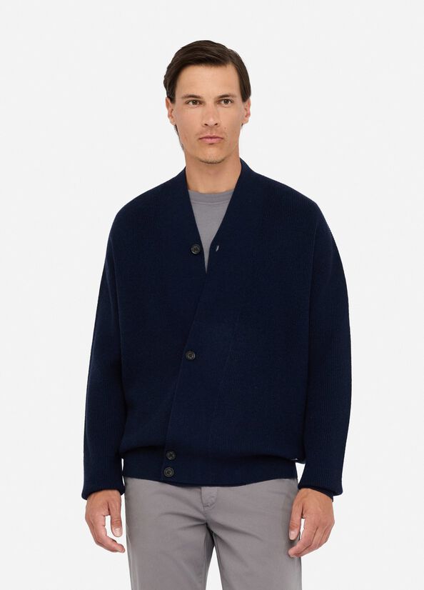 Cardigan in lana e cashmere