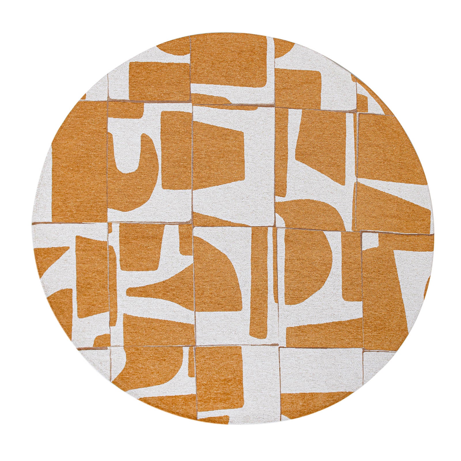 Ecorugs vloerkleed Curry - geel - 140x140cm