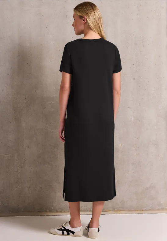 Kleid mit Rippstruktur