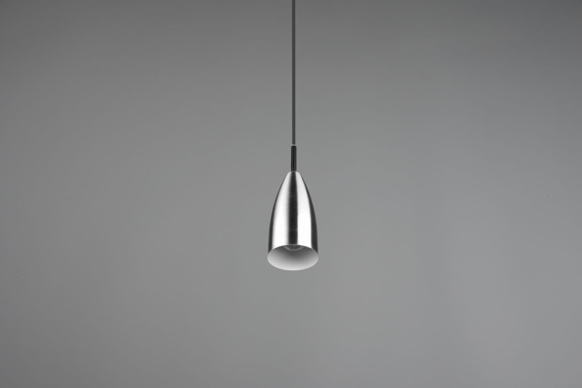 Lampa wisząca srebrna FARIN 1xE14x25W wym: 150x10x10 cm RL