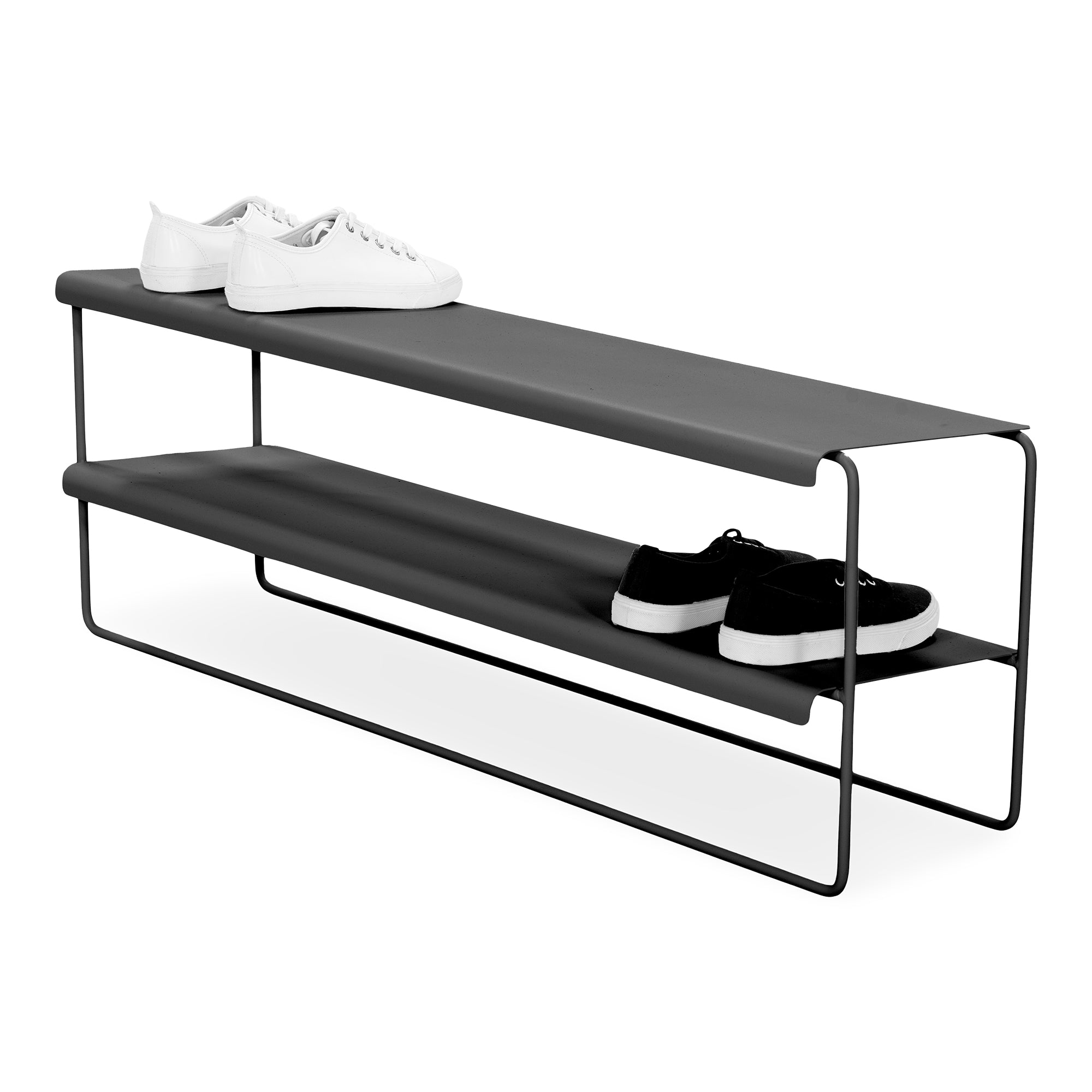 Spinder Design schoenrek Nivo 100 - Zwart - 10 paar schoenen