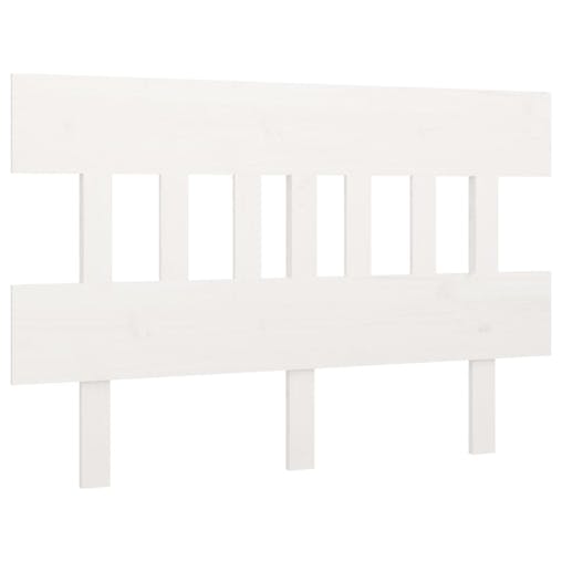 NNEVL Bed Headboard White 183.5x3x81 cm Solid Wood Pine