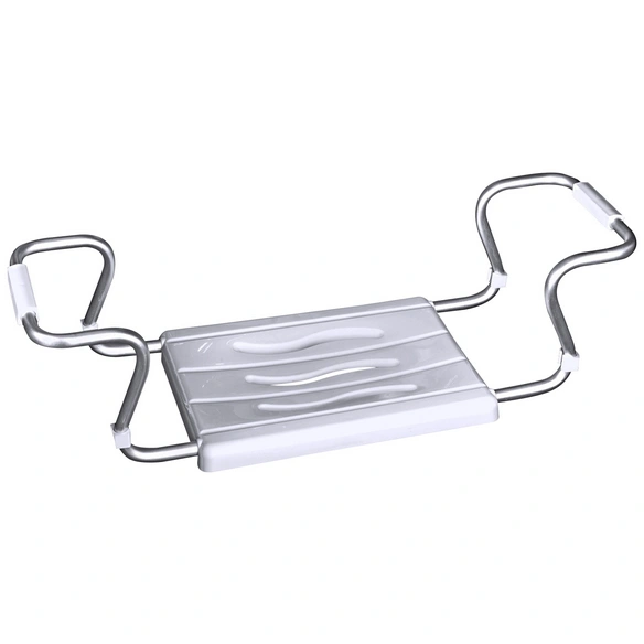 Badewannensitz »Secura«, Höhe: 18 cm, weiss/aluminiumfarben