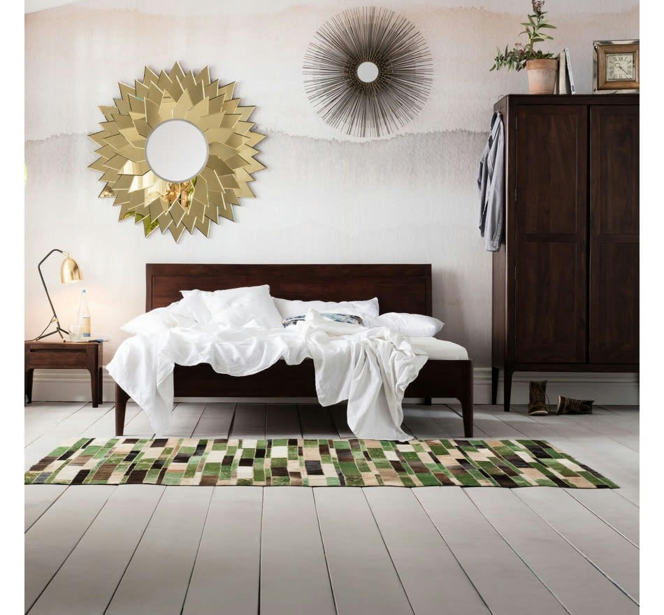 BROOKLYN WALNUT - Lit 160x200 en Sheesham massif