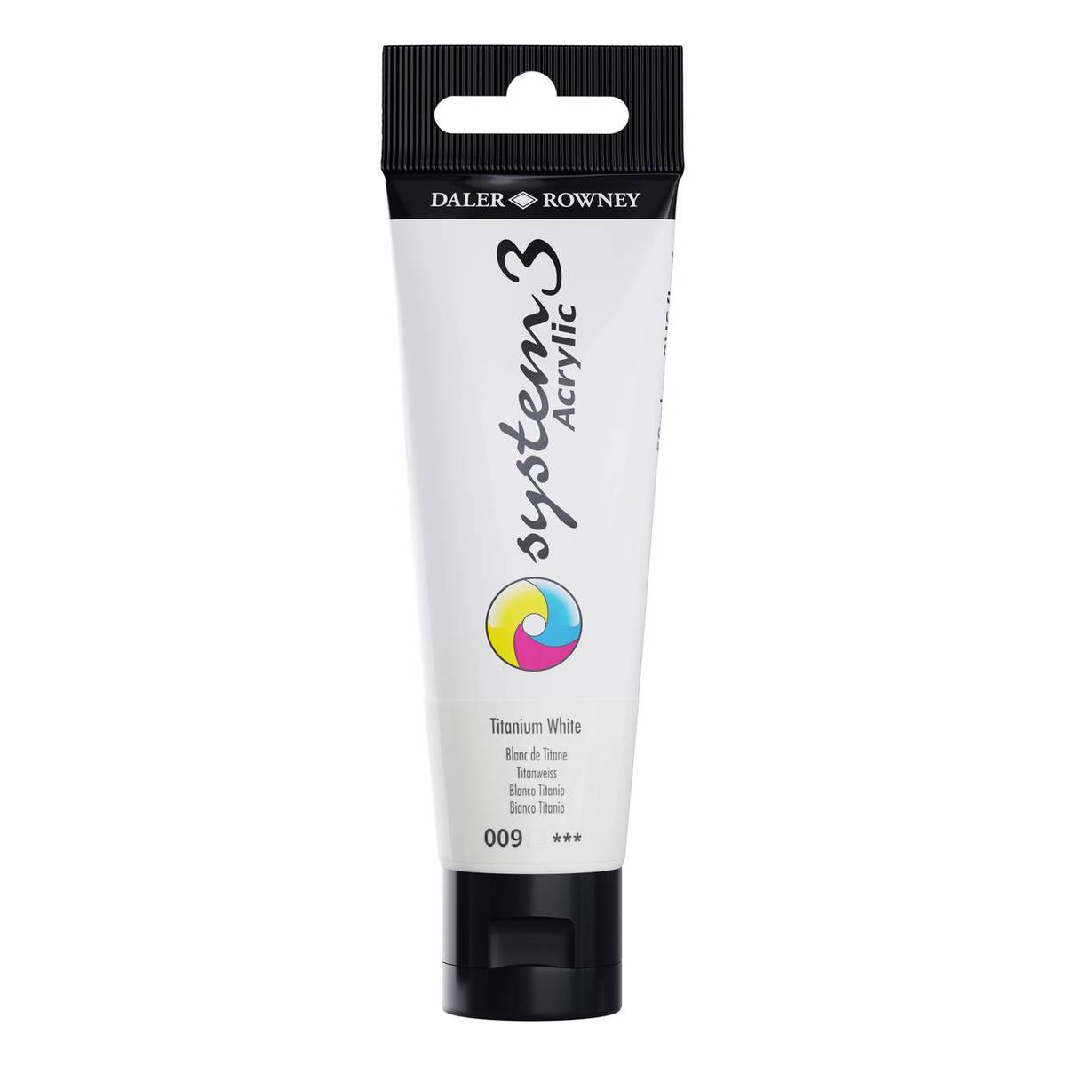 Daler-Rowney System3 Titanium White Acrylic Paint 59ml