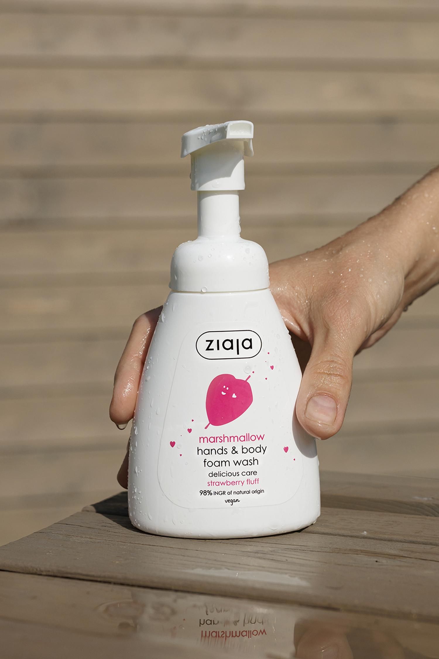 Ziaja Marshmallow Hands & Body Foam Wash 250ml