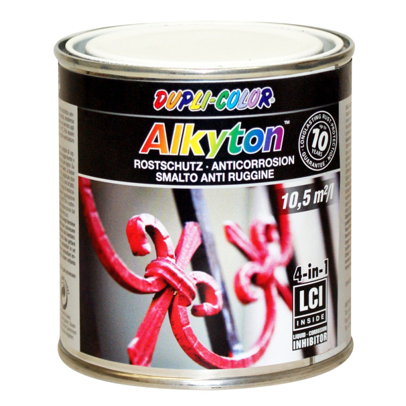Laque anticorrosion Alkyton noire mate 0,75 L DUPLI-COLOR