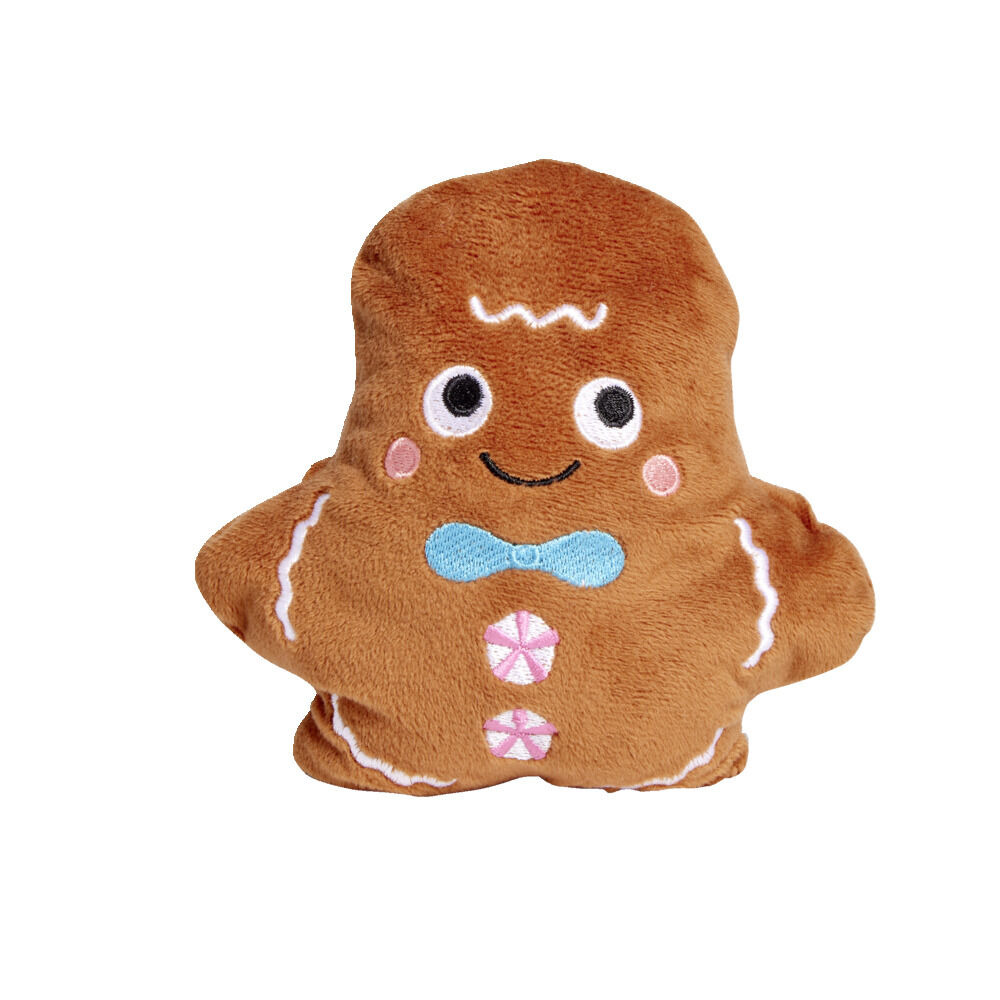 Bouillote No&euml;l pain d'épices marron 14x15cm