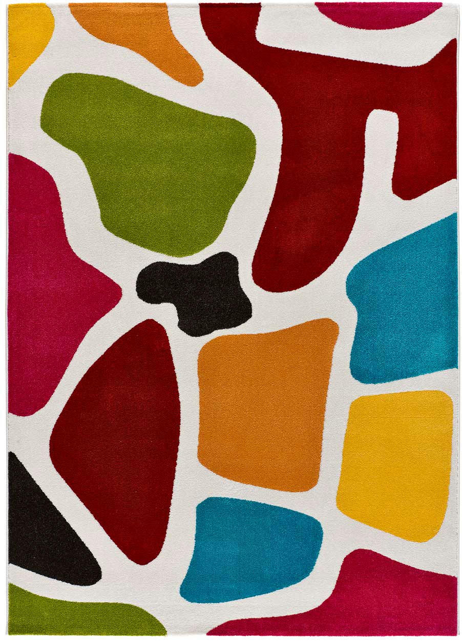 BOUNTY - Tapis à motifs géométriques multicolores, 160X230 cm