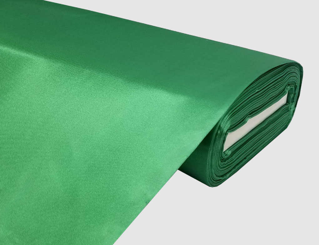 Dekostoff Satin Grün