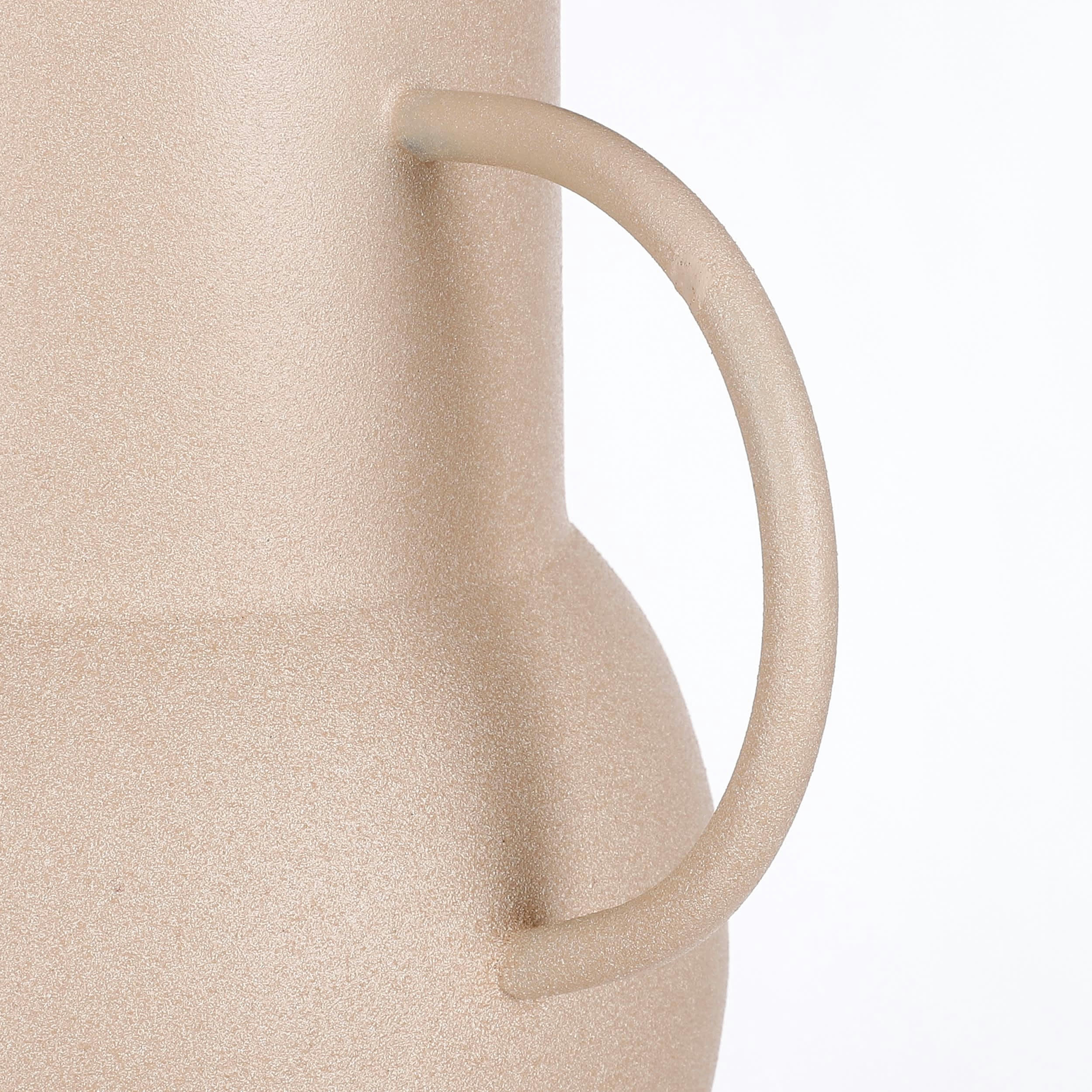 JARI - Vase en métal rose clair H36