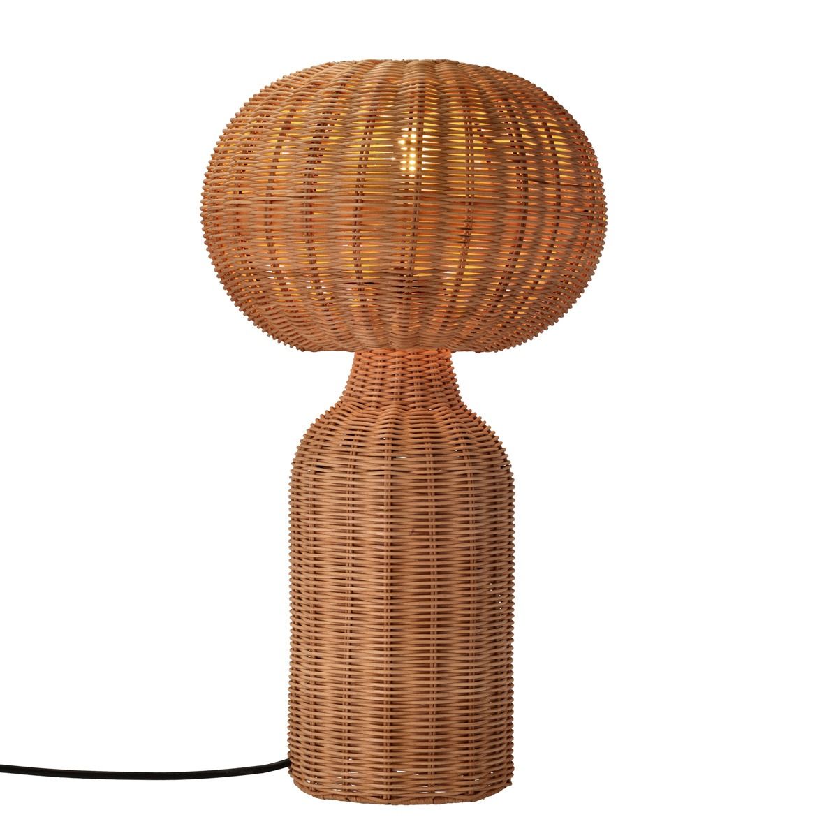 Lampka nocna VINKA rattanowa 30x53,5 cm
