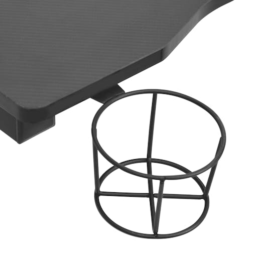 NNEVL Gaming Desk LED with Y Shape Black 90x60x75 cm